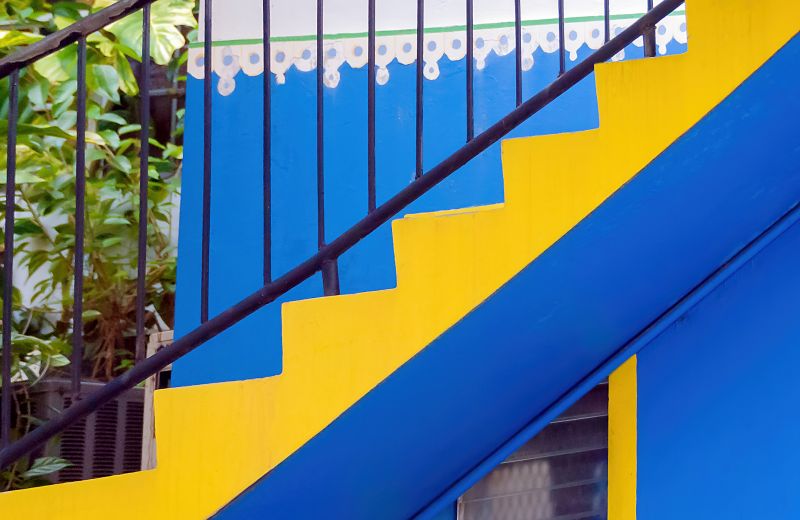 Exterior Steps Painting