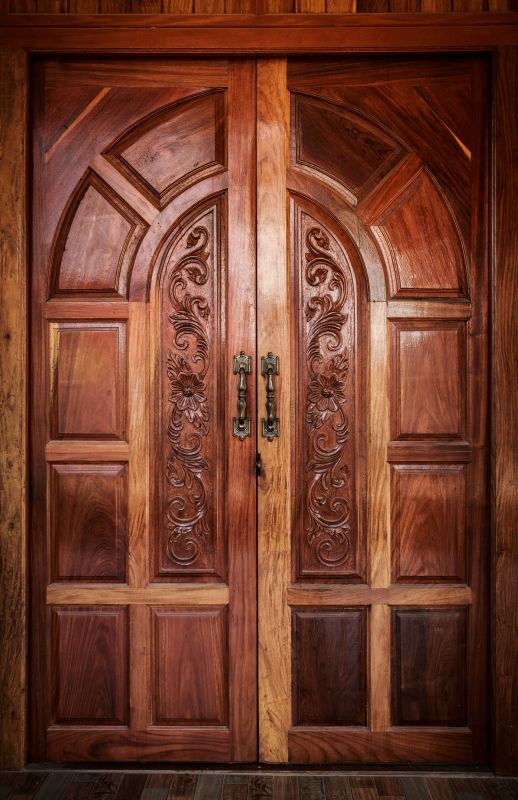 Mahogany Door Refinishing